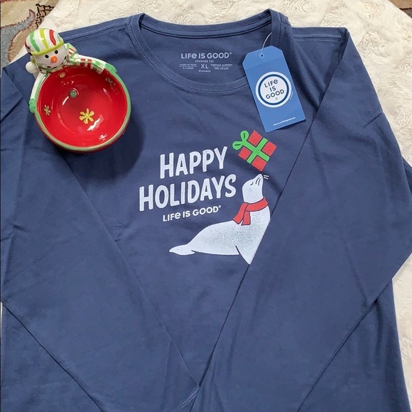 🎅🏻NWT Life is Good Long Sleeve T - Picture 2 of 5